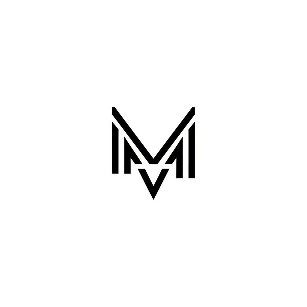 MVR M Icon - Black on White