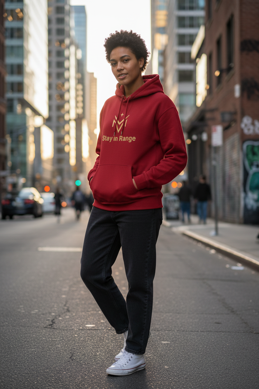 Red Hoodie Lifestyle